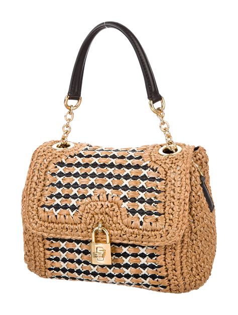 dolce gabbana woven bag|dolce gabbana bags outlet.